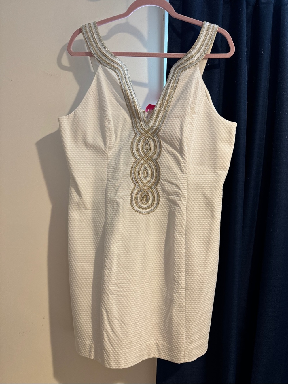Lilly Pulitzer White Valli Shift NWT size 14